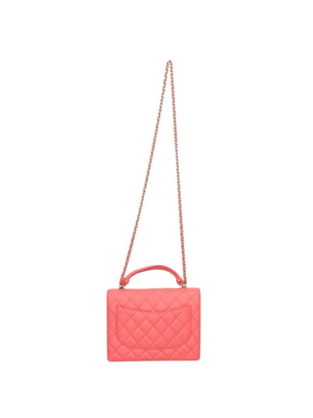 Chanel Lambskin Chain Shoulder Bag - Picture 3 of 6